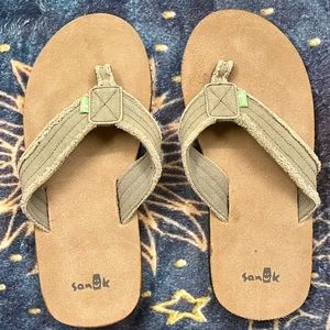 Sanuk men’s afraid Not flip flops